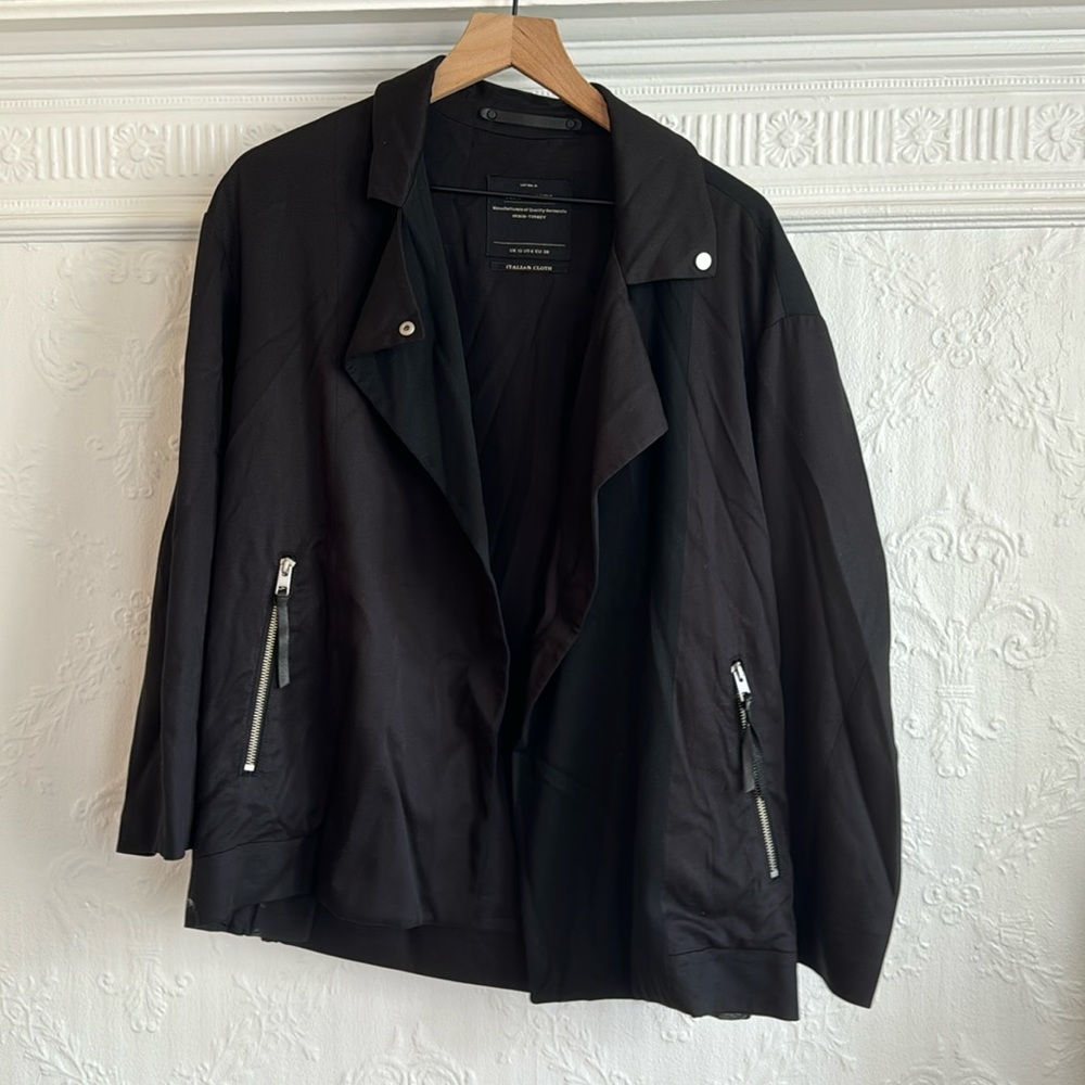 All saints cotton moto style jacket